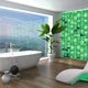 Himalaya Clima Wall –
стена из розовой гималайской соли со встроенной подсветкой в интерьере ванной
комнаты.