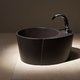 Ванночка для ног круглая из керамики Sommerhuber SPA Ceramic с приставкой для монтажа смесителя.