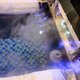 Ледяная купель, температура воды близко к 0 градусам