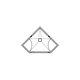 Модульная угловая парная или душевая кабина, lux elements.