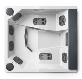Мини бассейн Quarz 235 с функцией гидромассажа для СПА зон.