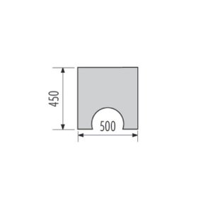 MODUL BA SOLO - скамья для хамама Lux Elements без спинки и закруглений по краям.