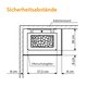 Безопасные расстояния для монтажа печи ThermoTec W