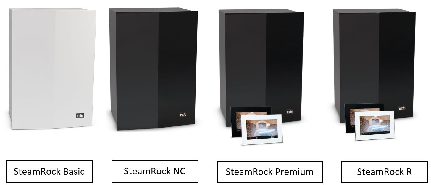 Парогенератор для хамама SteamRock. Вся линейка товаров